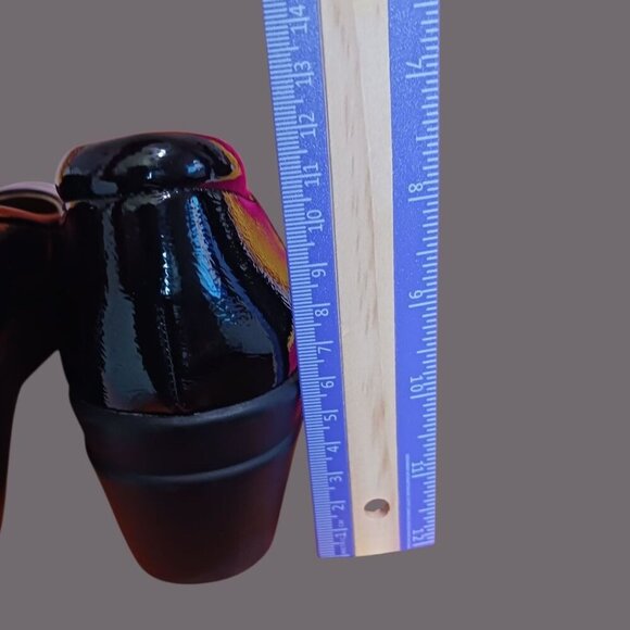 Naturalizer "Sam" Slip On Wedge Pump Confort Shoes Black Size 8M - Picture 9 of 16